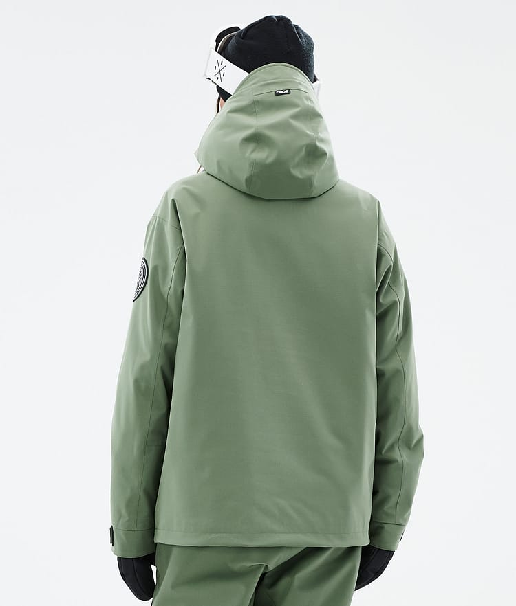 Dope Blizzard W Snowboard Jacket Women Moss Green Renewed, Image 6 of 8