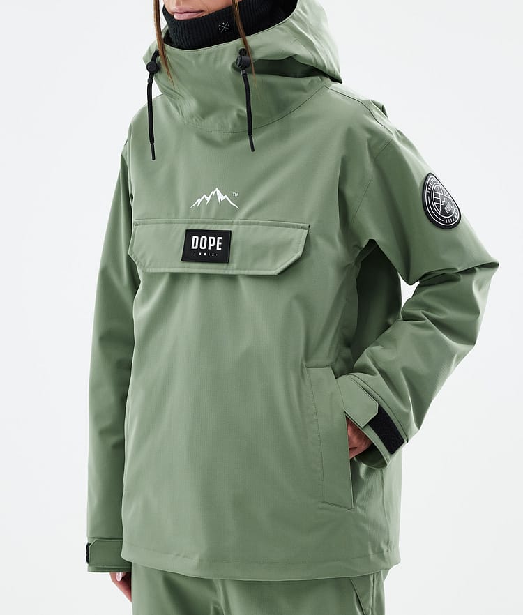Dope Blizzard W Snowboard Jacket Women Moss Green Renewed, Image 7 of 8