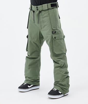 Dope Iconic Snowboard Pants Moss Green Renewed