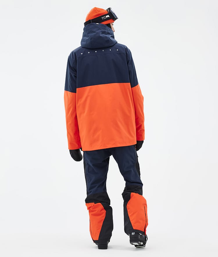 Montec Doom Laskettelutakki Miehet Dark Blue/Black/Orange, Image 5 of 11