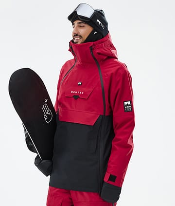 Montec Doom Snowboard Jacket Deep Red/Black