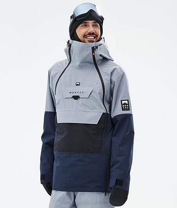 Montec Doom Ski Jacket Soft Blue/Black/Dark Blue