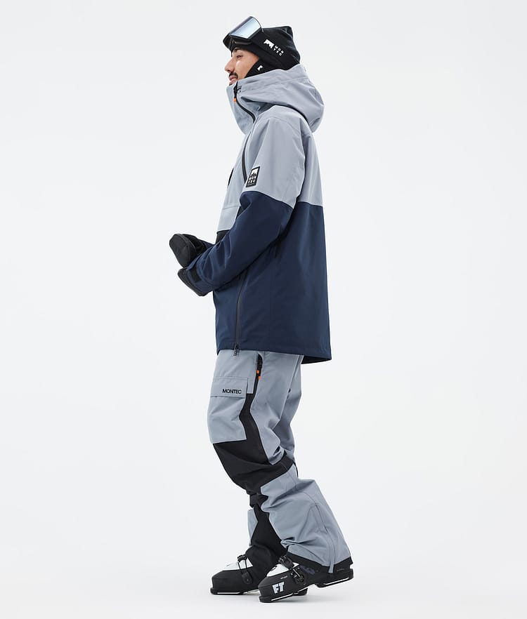 Montec Doom Ski Jacket Men Soft Blue/Black/Dark Blue, Image 5 of 12