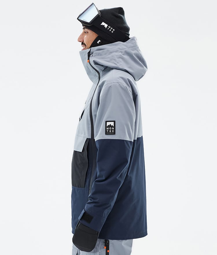 Montec Doom Ski Jacket Men Soft Blue/Black/Dark Blue, Image 7 of 12