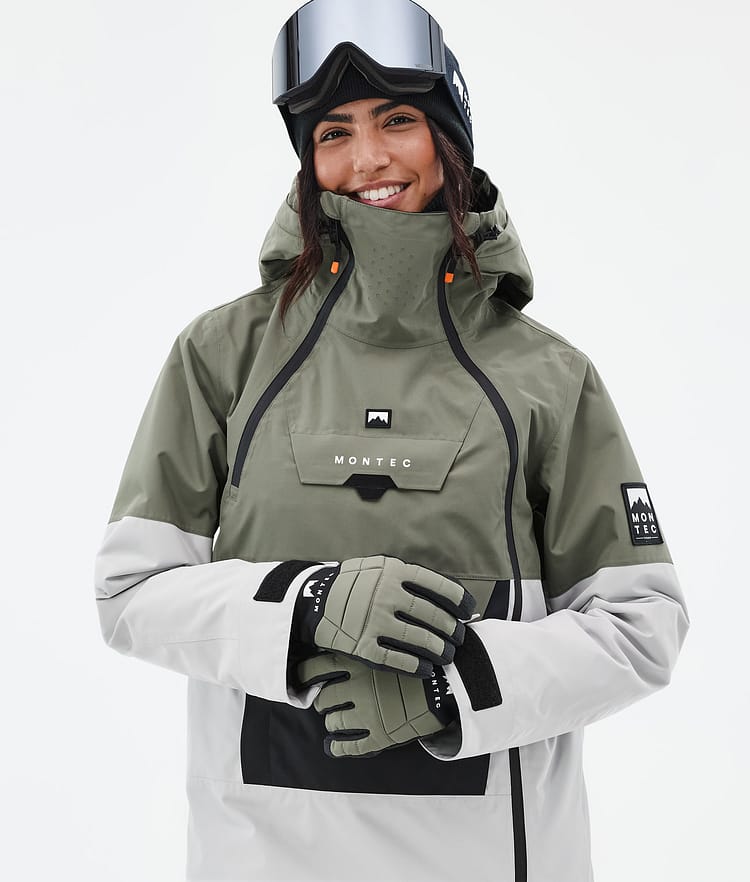 Montec Doom W Laskettelutakki Naiset Greenish/Black/Light Grey, Image 2 of 11