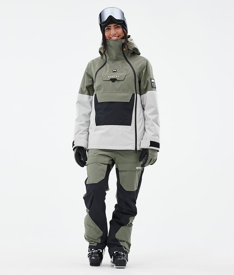 Montec Doom W Laskettelutakki Naiset Greenish/Black/Light Grey, Image 3 of 11