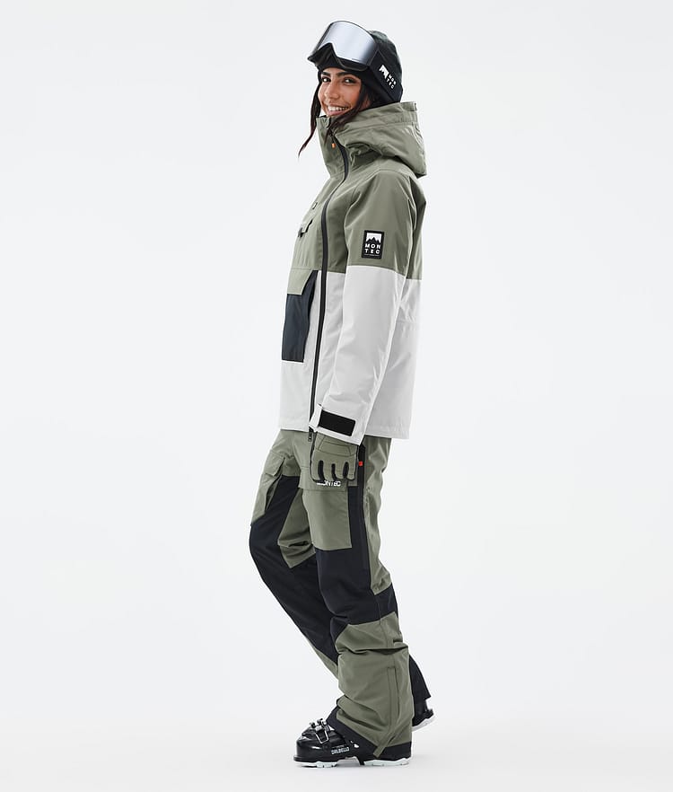 Montec Doom W Laskettelutakki Naiset Greenish/Black/Light Grey, Image 4 of 11