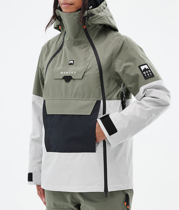 Montec Doom W Laskettelutakki Naiset Greenish/Black/Light Grey, Image 8 of 11