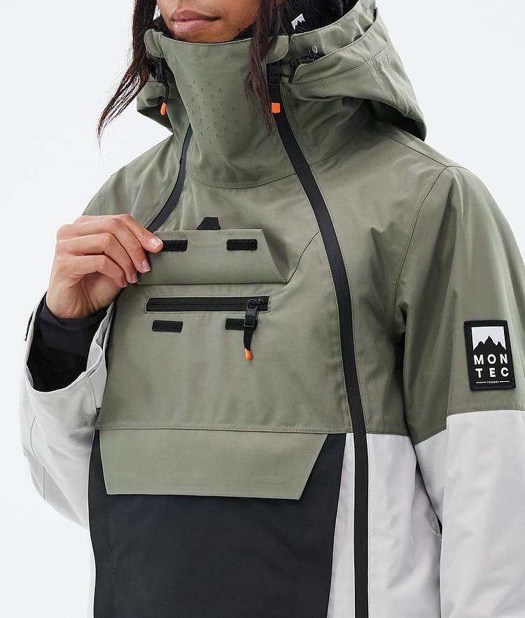 Montec Doom W Laskettelutakki Naiset Greenish/Black/Light Grey, Image 10 of 11