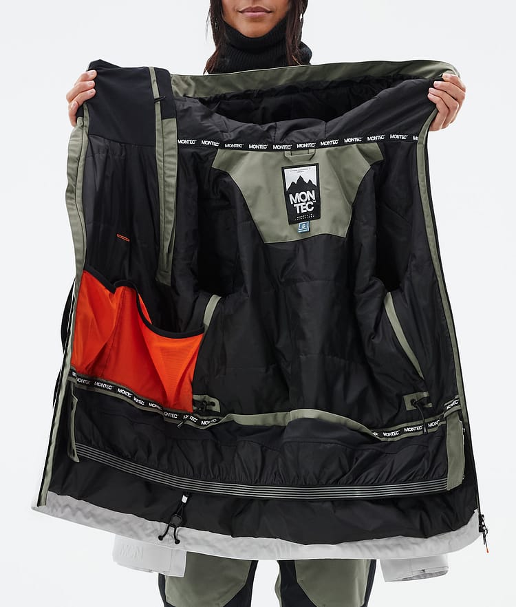 Montec Doom W Laskettelutakki Naiset Greenish/Black/Light Grey, Image 11 of 11