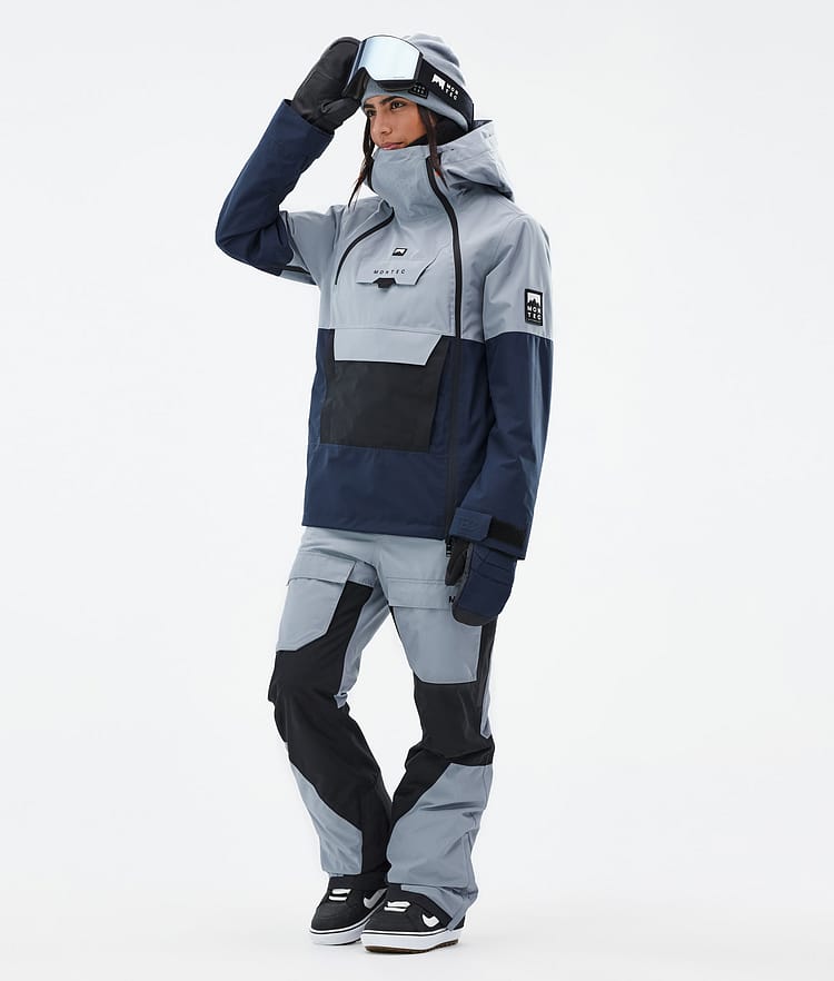Montec Doom W Snowboard Jacket Women Soft Blue/Black/Dark Blue Renewed, Image 2 of 10