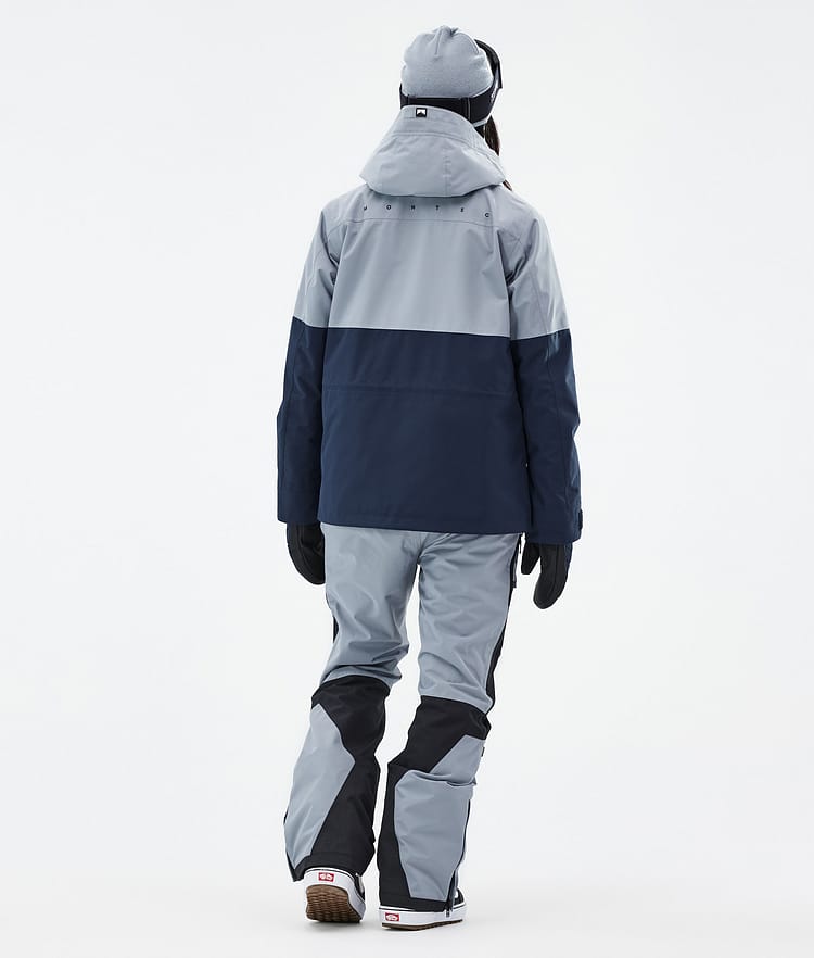 Montec Doom W Snowboard Jacket Women Soft Blue/Black/Dark Blue Renewed, Image 4 of 10