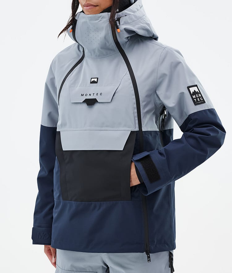 Doom W Ski Jacket Women Soft Blue/Black/Dark Blue, Image 7 of 10