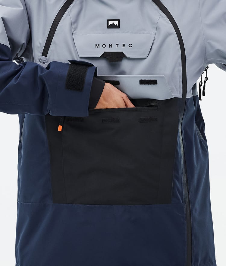 Doom W Ski Jacket Women Soft Blue/Black/Dark Blue, Image 8 of 10