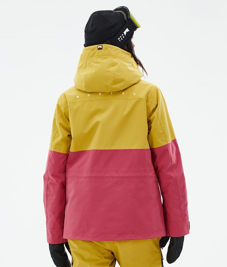 Montec Doom W Ski jas Dames Yellow/Black/Light Red, Image 6 of 10