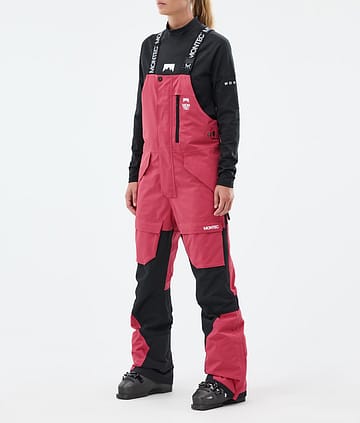 Montec Fawk W Ski Pants Light Red/Black