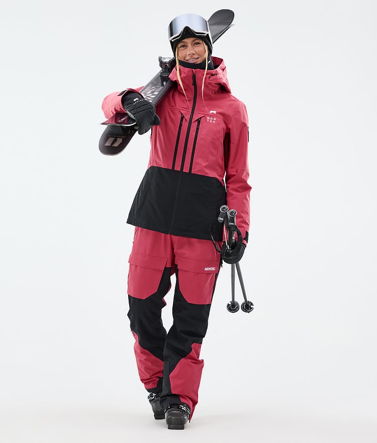 Fawk W Ski Pants Women Light Red/Black, Image 2 of 7