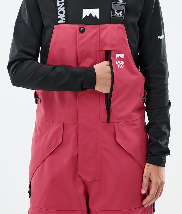 Montec Fawk W Snowboard Pants Women Light Red/Black Renewed, Image 6 of 7