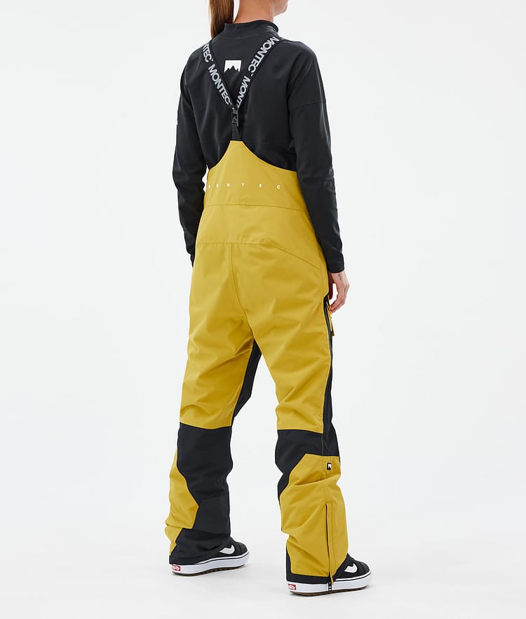 Montec Fawk W Snowboardbukse Dame Yellow/Black, Image 4 of 7