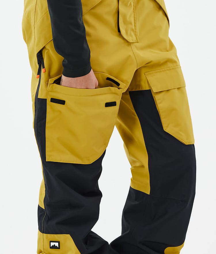 Montec Fawk W Snowboardbukse Dame Yellow/Black, Image 7 of 7