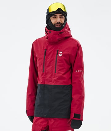 Montec Fawk Snowboard Jacket Deep Red/Black Renewed