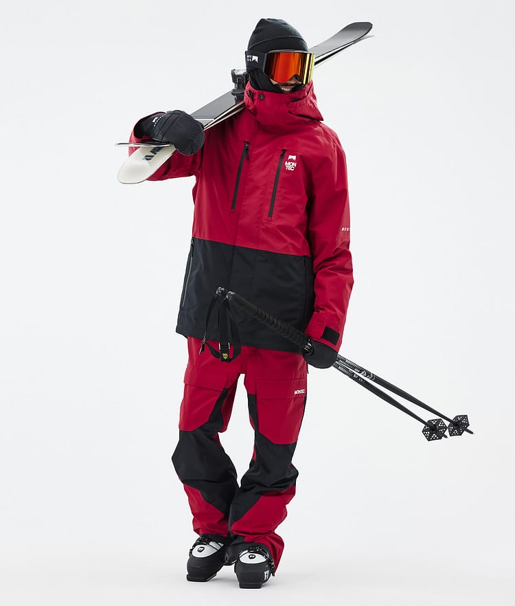 Montec Fawk Ski Jacket Men Deep Red/Black, Image 4 of 11