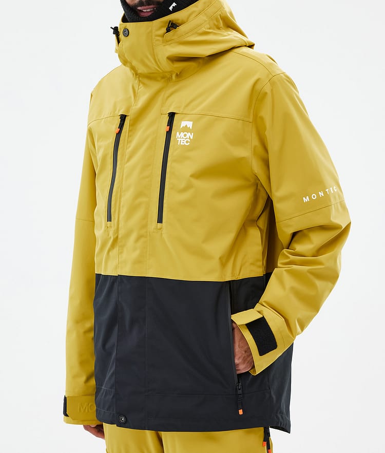 Montec Fawk Snowboard Jacket Men Yellow/Black, Image 8 of 10