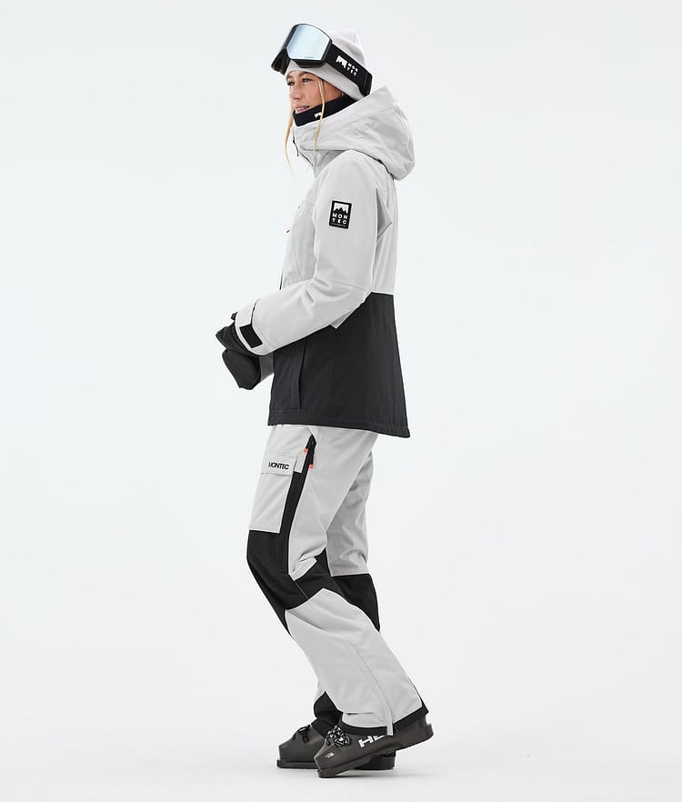Montec Moss W Ski Jacket Women Light Grey/Black, Image 3 of 9