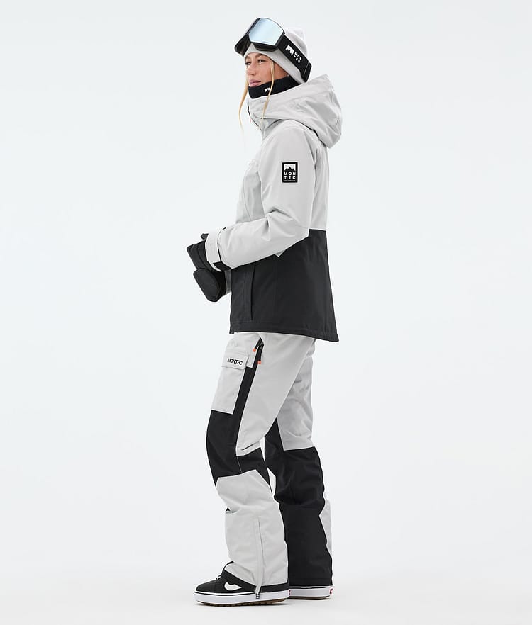 Montec Moss W Snowboard Jacket Women Light Grey/Black, Image 3 of 9