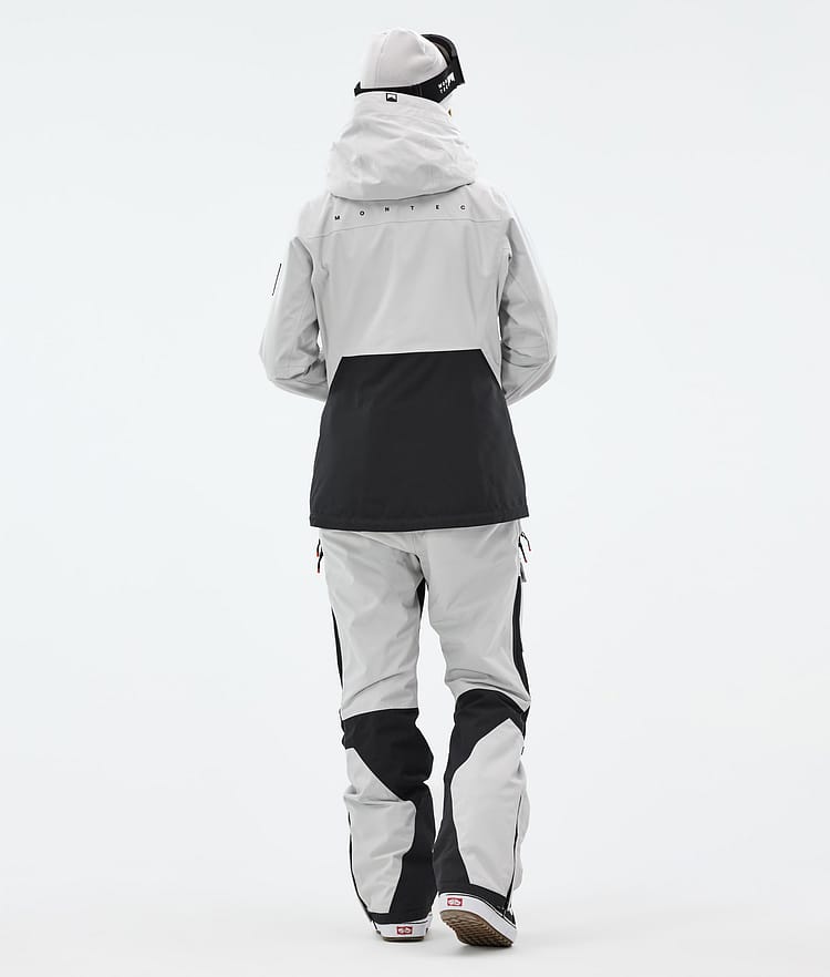 Montec Moss W Snowboard Jacket Women Light Grey/Black, Image 4 of 9