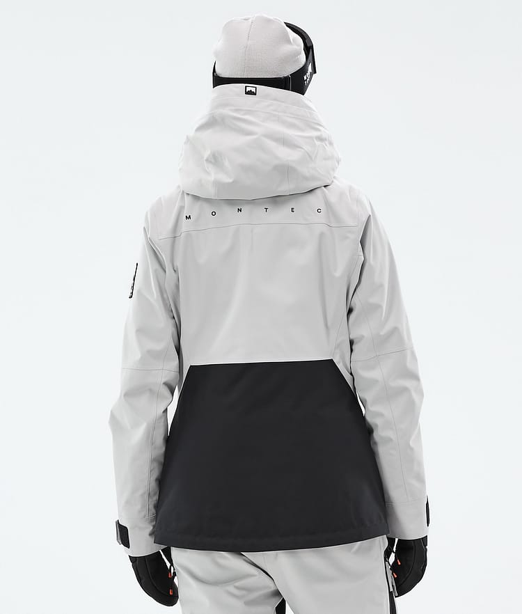 Montec Moss W Snowboard Jacket Women Light Grey/Black, Image 6 of 9