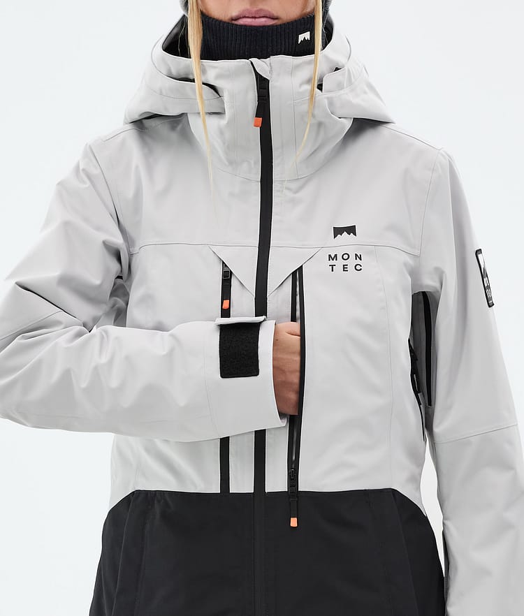 Montec Moss W Ski Jacket Women Light Grey/Black, Image 8 of 9
