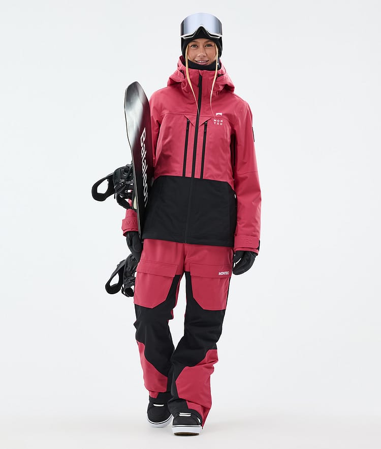 Montec Moss W Snowboard Jacket Women Light Red/Black, Image 2 of 9