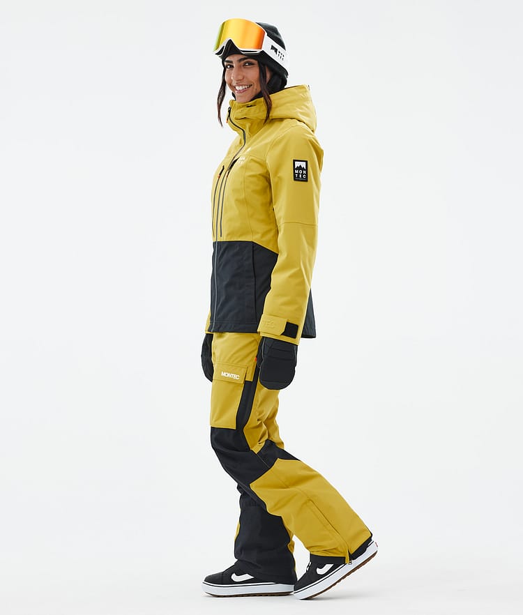 Montec Moss W Snowboard Jacket Women Yellow/Black, Image 4 of 10