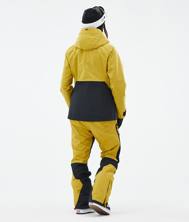 Montec Moss W Snowboard Jacket Women Yellow/Black, Image 5 of 10