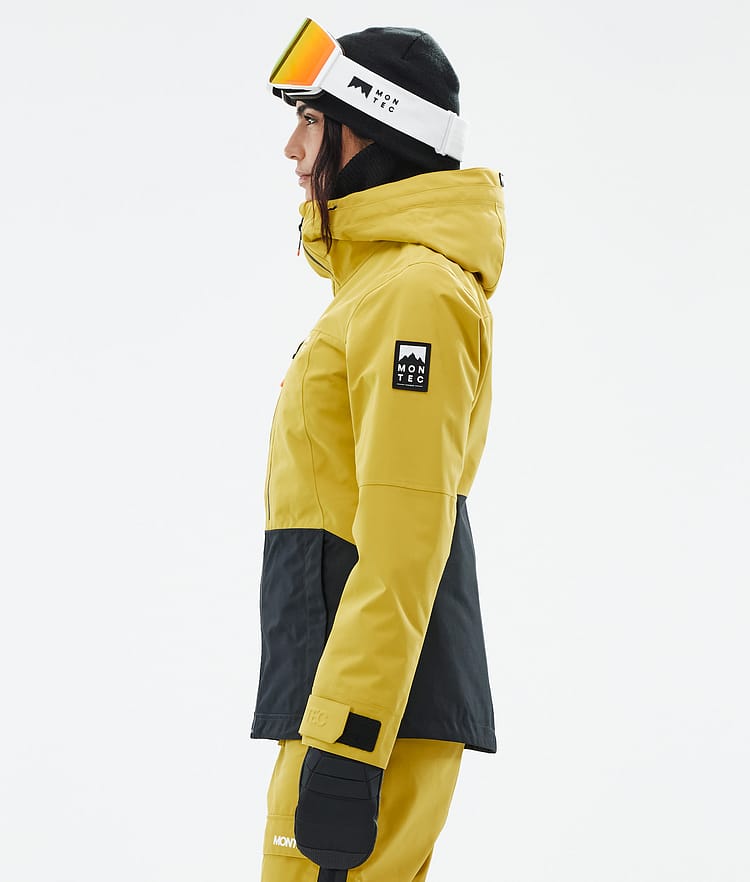 Montec Moss W Snowboard Jacket Women Yellow/Black, Image 6 of 10