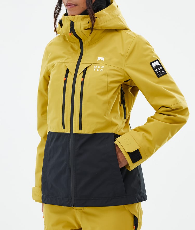 Montec Moss W Snowboard Jacket Women Yellow/Black, Image 8 of 10