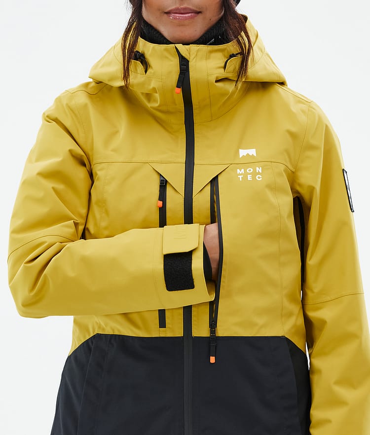 Montec Moss W Snowboard Jacket Women Yellow/Black, Image 9 of 10