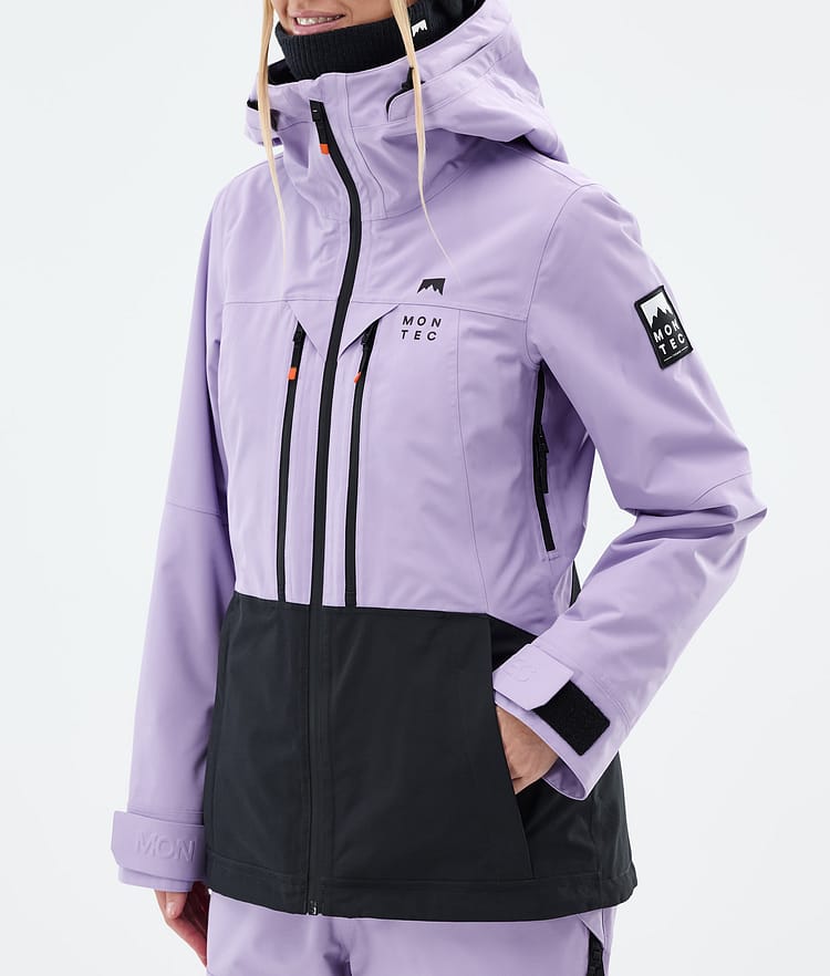 Moss W Chaqueta Esquí Mujer Faded Violet/Black, Image 8 of 10
