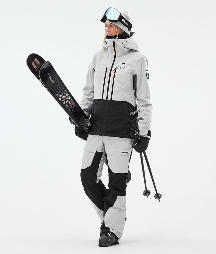 Fawk W Ski Pants Women Light Grey/Black, Image 2 of 8