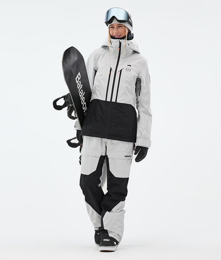 Fawk W Snowboard Pants Women Light Grey/Black, Image 3 of 8