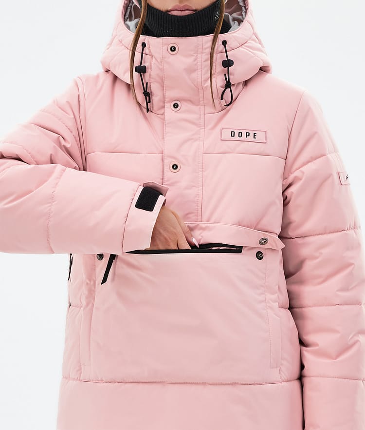 Dope Puffer W Snowboard Jacket Women Soft Pink Renewed, Image 8 of 8