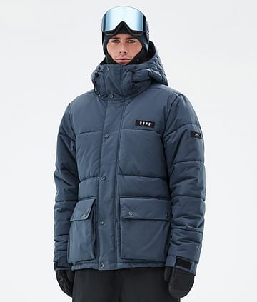 Dope Puffer Full Zip 24 Snowboard Jacket Metal Blue