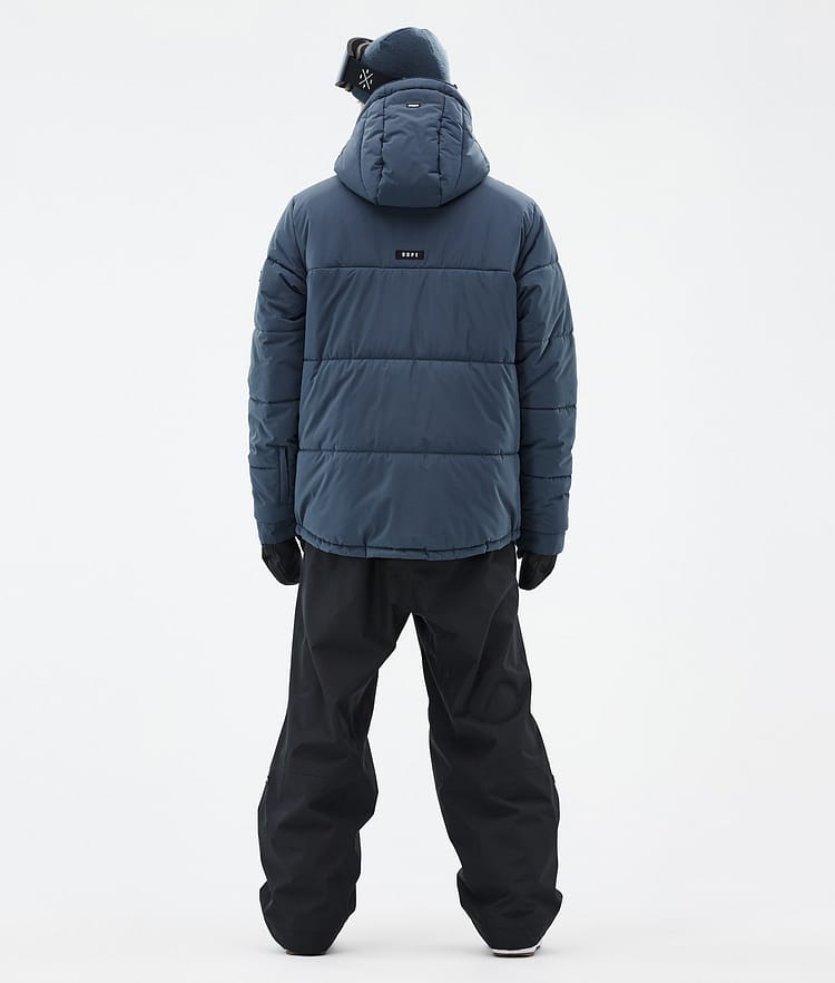 Dope Puffer Full Zip 24 Snowboard Jacket Men Metal Blue, Image 4 of 9