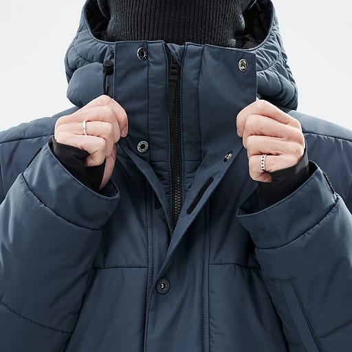 Front Zipper with Double Plackets