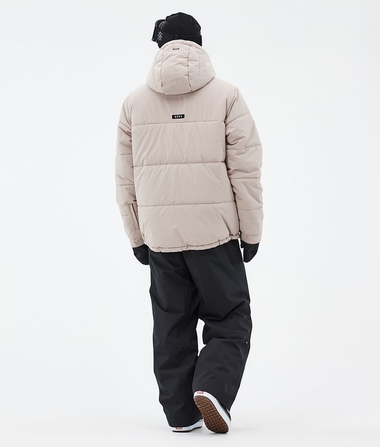 Dope Puffer Full Zip 24 Snowboardjacka Herr Sand Renewed, Image 4 of 9