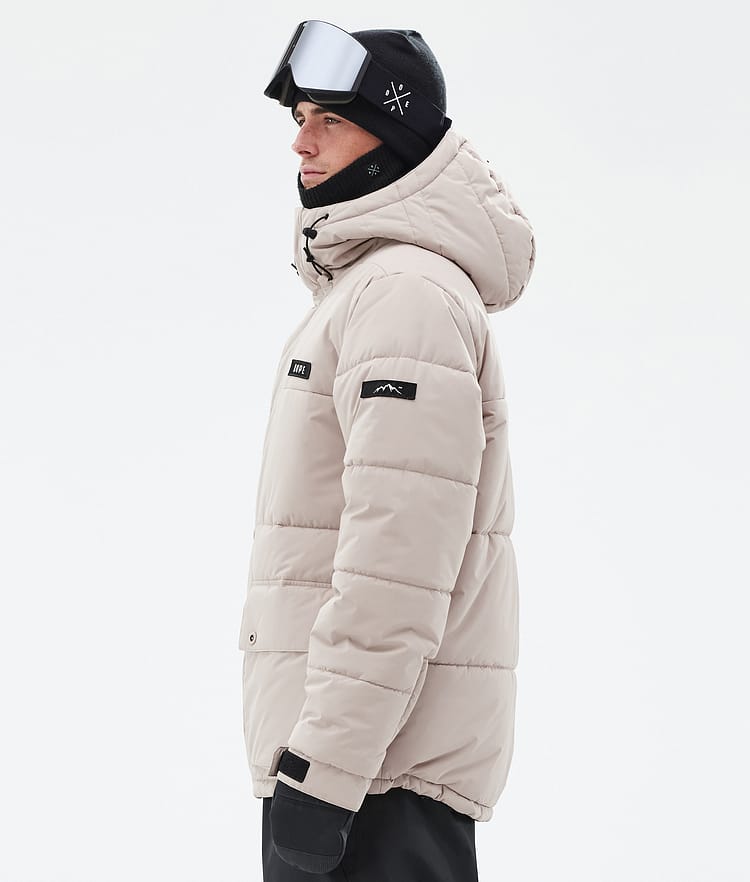 Dope Puffer Full Zip 24 Snowboardjacka Herr Sand Renewed, Image 5 of 9