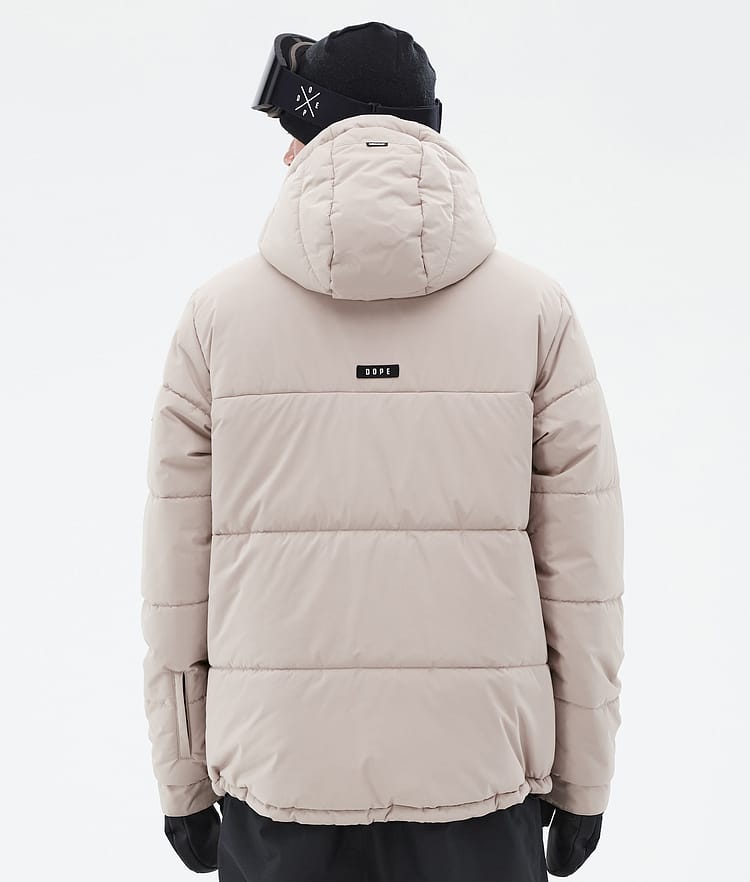 Dope Puffer Full Zip 24 Snowboardjacka Herr Sand Renewed, Image 6 of 9