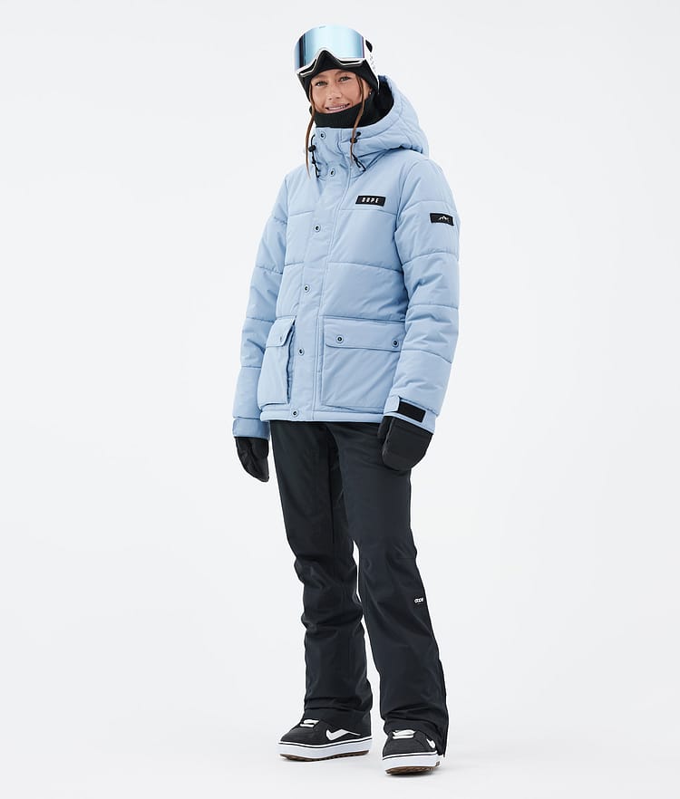 Dope Puffer W Full Zip 24 Snowboard Jacket Women Light Blue Renewed, Image 2 of 9