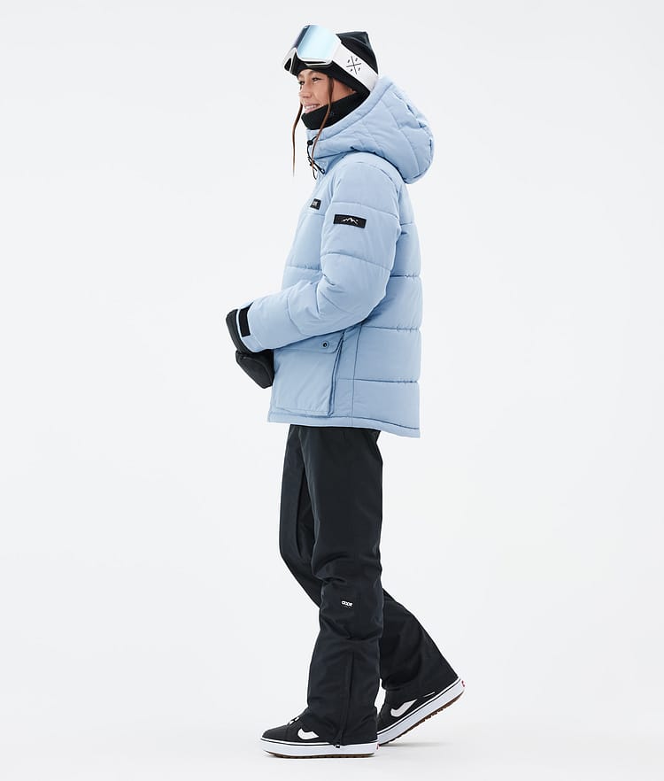 Dope Puffer W Full Zip 24 Snowboard Jacket Women Light Blue Renewed, Image 3 of 9
